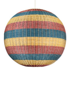 GloboStar® GLOBOSTAR® CABALLEROS 02064 Boho Κρεμαστό Φωτιστικό Οροφής με Ντουί 1 x E27 AC 220-240V IP20 - Πολύχρωμο - Μ100 x Π100 x Υ100cm
