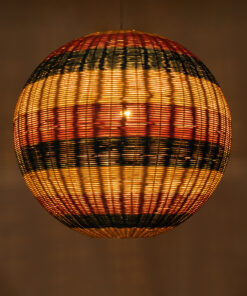 Alternative view of GLOBOSTAR® CABALLEROS 02064 Boho Κρεμαστό Φωτιστικό Οροφής με Ντουί 1 x E27 AC 220-240V IP20 - Πολύχρωμο - Μ100 x Π100 x Υ100cm