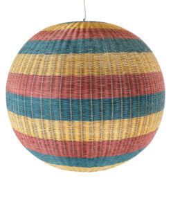 GLOBOSTAR® CABALLEROS 02064 Boho Κρεμαστό Φωτιστικό Οροφής με Ντουί 1 x E27 AC 220-240V IP20 - Πολύχρωμο - Μ100 x Π100 x Υ100cm 14 02064 5