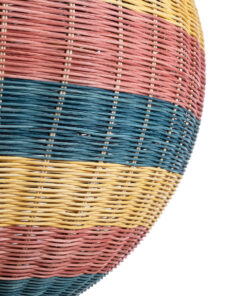 GLOBOSTAR® CABALLEROS 02064 Boho Κρεμαστό Φωτιστικό Οροφής με Ντουί 1 x E27 AC 220-240V IP20 - Πολύχρωμο - Μ100 x Π100 x Υ100cm 17 02064 8