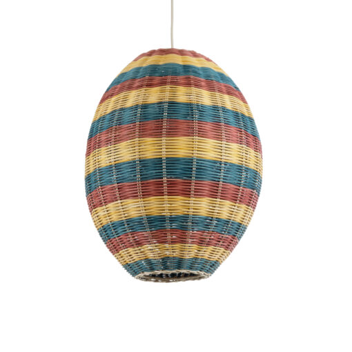 GloboStar® GLOBOSTAR® CABALLEROS 02065 Boho Κρεμαστό Φωτιστικό Οροφής με Ντουί 1 x E27 AC 220-240V IP20 - Πολύχρωμο - Μ40 x Π40 x Υ50cm