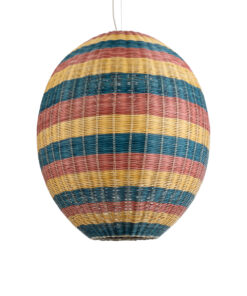 GloboStar® GLOBOSTAR® CABALLEROS 02066 Boho Κρεμαστό Φωτιστικό Οροφής με Ντουί 1 x E27 AC 220-240V IP20 - Πολύχρωμο - Μ70 x Π70 x Υ80cm