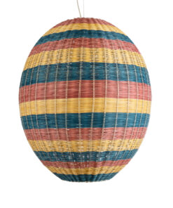 GLOBOSTAR® CABALLEROS 02066 Boho Κρεμαστό Φωτιστικό Οροφής με Ντουί 1 x E27 AC 220-240V IP20 - Πολύχρωμο - Μ70 x Π70 x Υ80cm 14 02066 5