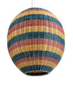 GLOBOSTAR® CABALLEROS 02066 Boho Κρεμαστό Φωτιστικό Οροφής με Ντουί 1 x E27 AC 220-240V IP20 - Πολύχρωμο - Μ70 x Π70 x Υ80cm 15 02066 6