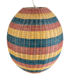 GLOBOSTAR® CABALLEROS 02066 Boho Κρεμαστό Φωτιστικό Οροφής με Ντουί 1 x E27 AC 220-240V IP20 - Πολύχρωμο - Μ70 x Π70 x Υ80cm 16 02066 7