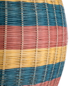 GLOBOSTAR® CABALLEROS 02066 Boho Κρεμαστό Φωτιστικό Οροφής με Ντουί 1 x E27 AC 220-240V IP20 - Πολύχρωμο - Μ70 x Π70 x Υ80cm 17 02066 8