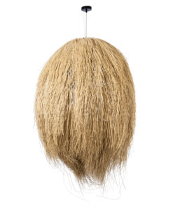 GLOBOSTAR® ARCHIPELAGO 02067 Boho Κρεμαστό Φωτιστικό Οροφής με Ντουί 1 x E27 AC 220-240V IP20 - Μπεζ - Μ100 x Π100 x Υ120cm 13 02067 4