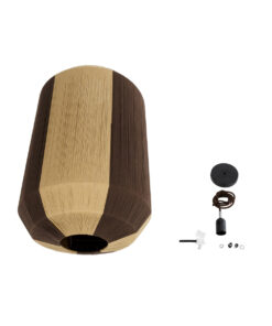 GLOBOSTAR® SALERNO 02076 Boho Κρεμαστό Φωτιστικό Οροφής με Ντουί 1 x E27 AC 220-240V IP20 - Μπεζ & Καφέ - Μ50 x Π50 x Υ80cm 20 02076 10