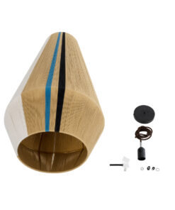 GLOBOSTAR® SALERNO 02079 Boho Κρεμαστό Φωτιστικό Οροφής με Ντουί 1 x E27 AC 220-240V IP20 - Πολύχρωμο - Μ50 x Π50 x Υ90cm 18 02079 10