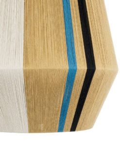 GLOBOSTAR® SALERNO 02079 Boho Κρεμαστό Φωτιστικό Οροφής με Ντουί 1 x E27 AC 220-240V IP20 - Πολύχρωμο - Μ50 x Π50 x Υ90cm 16 02079 7