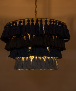 Alternative view of GLOBOSTAR® MISSOULA 02089 Boho Κρεμαστό Φωτιστικό Οροφής με Ντουί 1 x E27 AC 220-240V IP20 - Πολύχρωμο - Μ60 x Π60 x Υ40cm