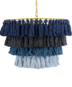 GLOBOSTAR® MISSOULA 02089 Boho Κρεμαστό Φωτιστικό Οροφής με Ντουί 1 x E27 AC 220-240V IP20 - Πολύχρωμο - Μ60 x Π60 x Υ40cm 15 02089 5