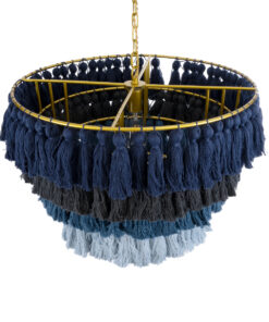 GLOBOSTAR® MISSOULA 02089 Boho Κρεμαστό Φωτιστικό Οροφής με Ντουί 1 x E27 AC 220-240V IP20 - Πολύχρωμο - Μ60 x Π60 x Υ40cm 17 02089 7