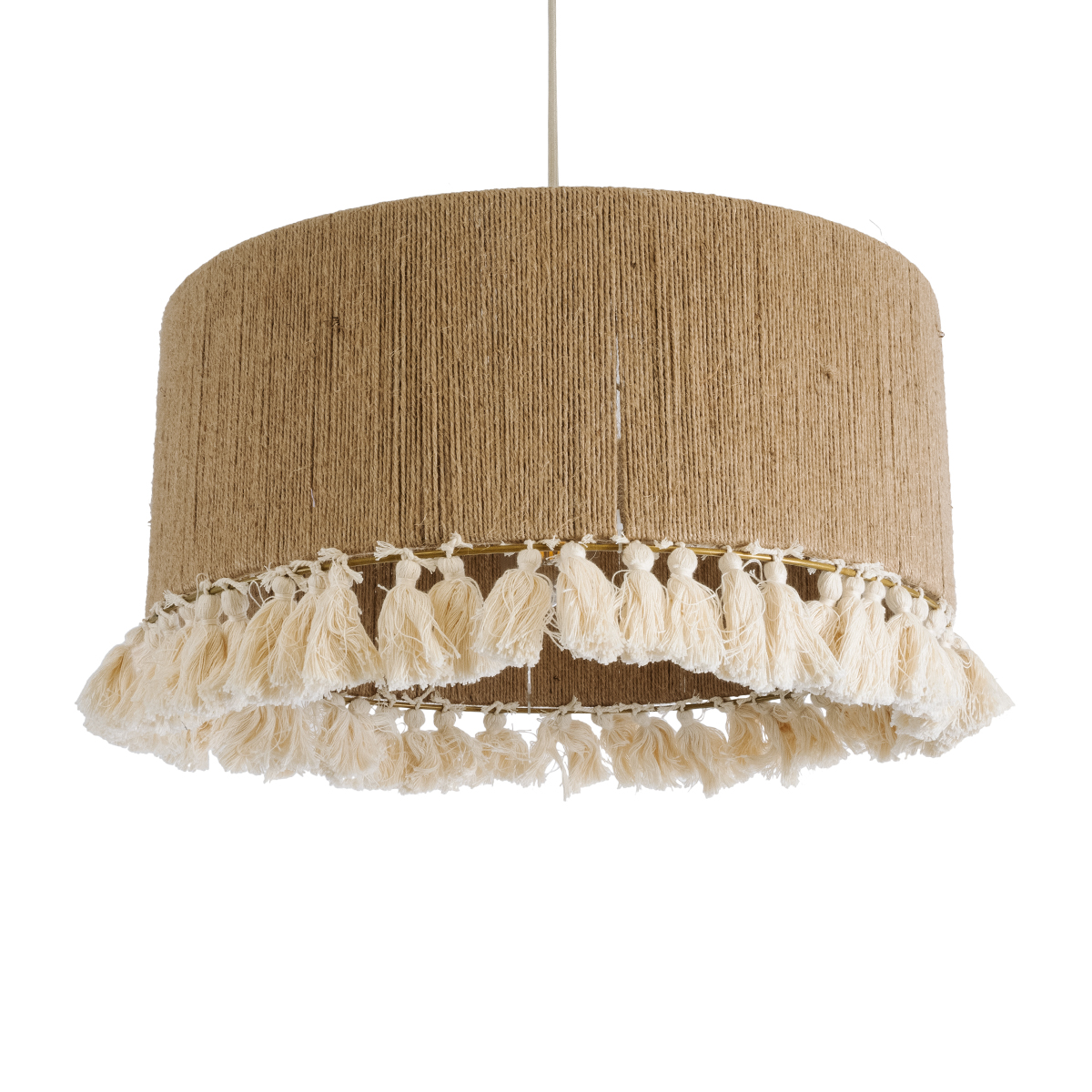 GLOBOSTAR® PUERTORICO 02094 Boho Κρεμαστό Φωτιστικό Οροφής με Ντουί 1 x E27 AC 220-240V IP20 - Μπεζ & Λευκό - Μ50 x Π50 x Υ27cm 3 GloboStar® GLOBOSTAR® PUERTORICO 02094 Boho Κρεμαστό Φωτιστικό Οροφής με Ντουί 1 x E27 AC 220-240V IP20 - Μπεζ & Λευκό - Μ50 x Π50 x Υ27cm