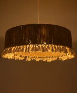 GLOBOSTAR® PUERTORICO 02095 Boho Κρεμαστό Φωτιστικό Οροφής με Ντουί 3 x E27 AC 220-240V IP20 - Μπεζ & Λευκό - Μ80 x Π80 x Υ27cm 13 02095 3