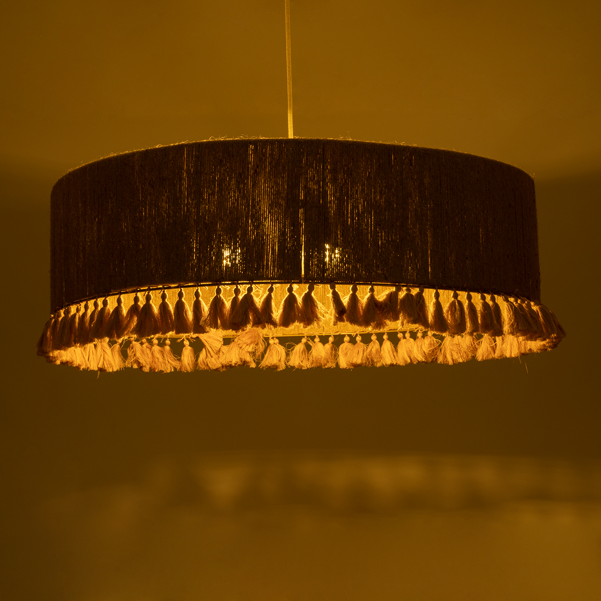 GLOBOSTAR® PUERTORICO 02097 Boho Κρεμαστό Φωτιστικό Οροφής με Ντουί 3 x E27 AC 220-240V IP20 - Μπεζ & Ροζ - Μ80 x Π80 x Υ27cm 4 GLOBOSTAR® PUERTORICO 02097 Boho Κρεμαστό Φωτιστικό Οροφής με Ντουί 3 x E27 AC 220-240V IP20 - Μπεζ & Ροζ - Μ80 x Π80 x Υ27cm - Image 2