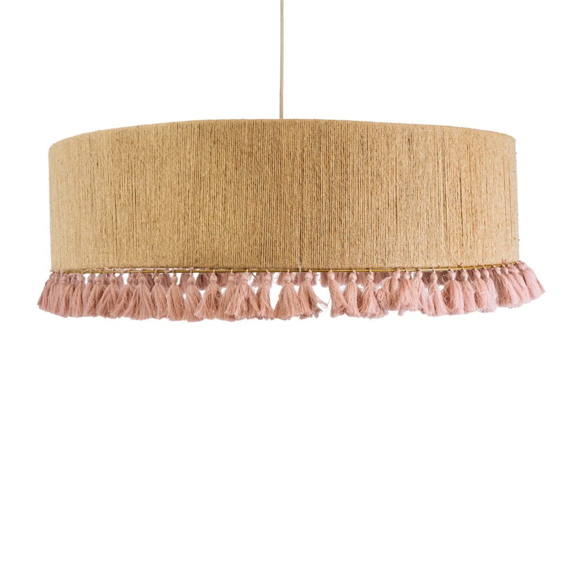 GLOBOSTAR® PUERTORICO 02097 Boho Κρεμαστό Φωτιστικό Οροφής με Ντουί 3 x E27 AC 220-240V IP20 - Μπεζ & Ροζ - Μ80 x Π80 x Υ27cm 6 GLOBOSTAR® PUERTORICO 02097 Boho Κρεμαστό Φωτιστικό Οροφής με Ντουί 3 x E27 AC 220-240V IP20 - Μπεζ & Ροζ - Μ80 x Π80 x Υ27cm - Image 4