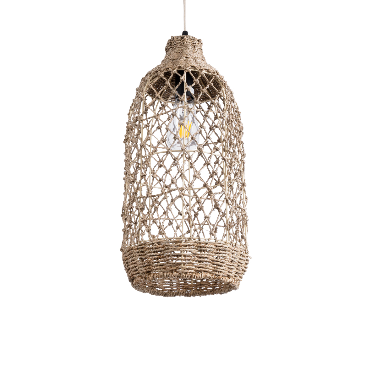 GLOBOSTAR® ECUADOR 02116 Boho Κρεμαστό Φωτιστικό Οροφής με Ντουί 1 x E27 AC 220-240V IP20 - Μπεζ - Μ23 x Π23 x Υ50cm 3 GloboStar® GLOBOSTAR® ECUADOR 02116 Boho Κρεμαστό Φωτιστικό Οροφής με Ντουί 1 x E27 AC 220-240V IP20 - Μπεζ - Μ23 x Π23 x Υ50cm