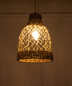 Alternative view of GLOBOSTAR® ECUADOR 02118 Boho Κρεμαστό Φωτιστικό Οροφής με Ντουί 1 x E27 AC 220-240V IP20 - Μπεζ - Μ25 x Π25 x Υ35cm