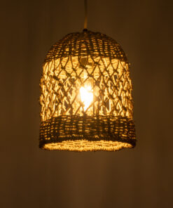 Alternative view of GLOBOSTAR® ECUADOR 02121 Boho Κρεμαστό Φωτιστικό Οροφής με Ντουί 1 x E27 AC 220-240V IP20 - Μπεζ - Μ20 x Π20 x Υ25cm