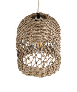 GLOBOSTAR® ECUADOR 02121 Boho Κρεμαστό Φωτιστικό Οροφής με Ντουί 1 x E27 AC 220-240V IP20 - Μπεζ - Μ20 x Π20 x Υ25cm 17 02121 7