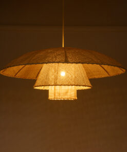 Alternative view of GLOBOSTAR® ZORA 02139 Boho Κρεμαστό Φωτιστικό Οροφής με Ντουί 1 x E27 AC 220-240V IP20 - Μπεζ - Μ80 x Π80 x Υ32cm