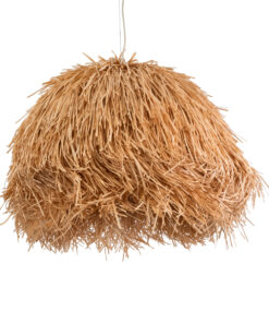 GloboStar® GLOBOSTAR® GUADELOUPE 02155 Boho Κρεμαστό Φωτιστικό Οροφής με Ντουί 1 x E27 AC 220-240V IP20 - Καφέ - Μ80 x Π80 x Υ60cm