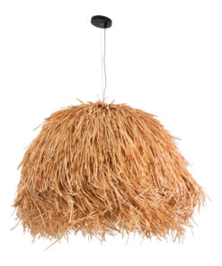 GLOBOSTAR® GUADELOUPE 02155 Boho Κρεμαστό Φωτιστικό Οροφής με Ντουί 1 x E27 AC 220-240V IP20 - Καφέ - Μ80 x Π80 x Υ60cm 15 02155 4