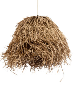 GloboStar® GLOBOSTAR® GUADELOUPE 02157 Boho Κρεμαστό Φωτιστικό Οροφής με Ντουί 1 x E27 AC 220-240V IP20 - Μπεζ - Μ50 x Π50 x Υ40cm