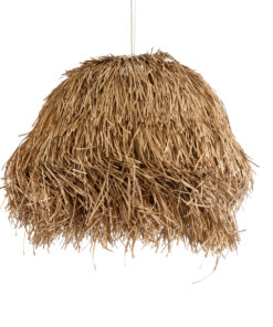 GloboStar® GLOBOSTAR® GUADELOUPE 02158 Boho Κρεμαστό Φωτιστικό Οροφής με Ντουί 1 x E27 AC 220-240V IP20 - Μπεζ - Μ80 x Π80 x Υ60cm