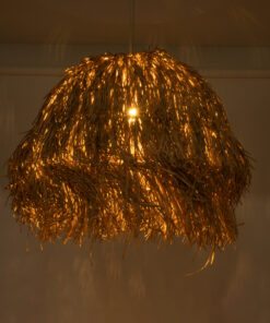 Alternative view of GLOBOSTAR® GUADELOUPE 02158 Boho Κρεμαστό Φωτιστικό Οροφής με Ντουί 1 x E27 AC 220-240V IP20 - Μπεζ - Μ80 x Π80 x Υ60cm