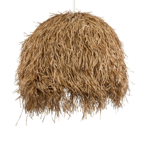 GloboStar® GLOBOSTAR® GUADELOUPE 02159 Boho Κρεμαστό Φωτιστικό Οροφής με Ντουί 1 x E27 AC 220-240V IP20 - Μπεζ - Μ120 x Π120 x Υ100cm