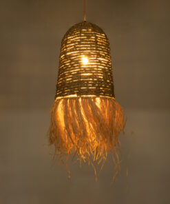 Alternative view of GLOBOSTAR® PORTOFERRAIO 02170 Boho Κρεμαστό Φωτιστικό Οροφής με Ντουί 1 x E27 AC 220-240V IP20 - Μπεζ - Μ30 x Π30 x Υ70cm