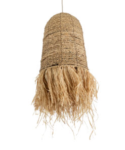 GLOBOSTAR® PORTOFERRAIO 02170 Boho Κρεμαστό Φωτιστικό Οροφής με Ντουί 1 x E27 AC 220-240V IP20 - Μπεζ - Μ30 x Π30 x Υ70cm 16 02170 6