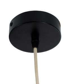 GLOBOSTAR® SCANDINAVIA 02172 Boho Κρεμαστό Φωτιστικό Οροφής με Ντουί 1 x E27 AC 220-240V IP20 - Μπεζ Καφέ - Μ32 x Π32 x Υ56cm 21 02172 10