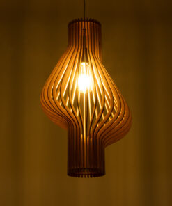 GLOBOSTAR® SCANDINAVIA 02172 Boho Κρεμαστό Φωτιστικό Οροφής με Ντουί 1 x E27 AC 220-240V IP20 - Μπεζ Καφέ - Μ32 x Π32 x Υ56cm 14 02172 3