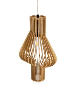 GLOBOSTAR® SCANDINAVIA 02172 Boho Κρεμαστό Φωτιστικό Οροφής με Ντουί 1 x E27 AC 220-240V IP20 - Μπεζ Καφέ - Μ32 x Π32 x Υ56cm 18 02172 7