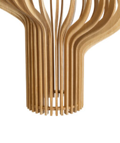 GLOBOSTAR® SCANDINAVIA 02172 Boho Κρεμαστό Φωτιστικό Οροφής με Ντουί 1 x E27 AC 220-240V IP20 - Μπεζ Καφέ - Μ32 x Π32 x Υ56cm 20 02172 9