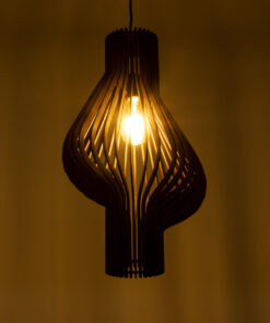 Alternative view of GLOBOSTAR® MIHIRO 02173 Boho Κρεμαστό Φωτιστικό Οροφής με Ντουί 1 x E27 AC 220-240V IP20 - Καφέ - Μ32 x Π32 x Υ56cm