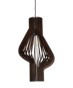 GLOBOSTAR® MIHIRO 02173 Boho Κρεμαστό Φωτιστικό Οροφής με Ντουί 1 x E27 AC 220-240V IP20 - Καφέ - Μ32 x Π32 x Υ56cm 16 02173 5