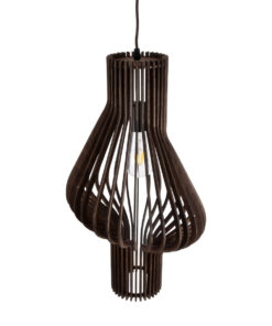 GLOBOSTAR® MIHIRO 02173 Boho Κρεμαστό Φωτιστικό Οροφής με Ντουί 1 x E27 AC 220-240V IP20 - Καφέ - Μ32 x Π32 x Υ56cm 18 02173 7