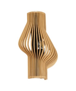 GloboStar® GLOBOSTAR® MIHIRO 02174 Boho Φωτιστικό Τοίχου - Απλίκα με Ντουί 1 x E27 AC 220-240V IP20 - Μπεζ - Μ25 x Π13 x Υ40cm