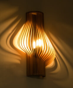 GLOBOSTAR® MIHIRO 02174 Boho Φωτιστικό Τοίχου - Απλίκα με Ντουί 1 x E27 AC 220-240V IP20 - Μπεζ - Μ25 x Π13 x Υ40cm 8 02174 3