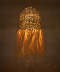 Alternative view of GLOBOSTAR® AREMBEPE 02179 Boho Κρεμαστό Φωτιστικό Οροφής με Ντουί 1 x E27 AC 220-240V IP20 - Μπεζ - Μ60 x Π60 x Υ130cm