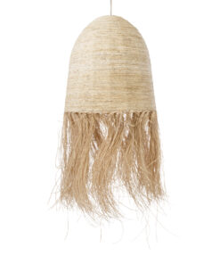 GLOBOSTAR® AREMBEPE 02179 Boho Κρεμαστό Φωτιστικό Οροφής με Ντουί 1 x E27 AC 220-240V IP20 - Μπεζ - Μ60 x Π60 x Υ130cm 14 02179 5