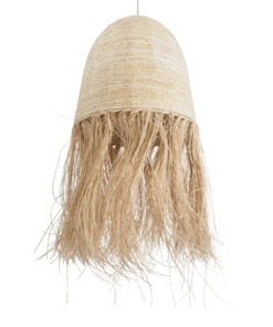 GLOBOSTAR® AREMBEPE 02179 Boho Κρεμαστό Φωτιστικό Οροφής με Ντουί 1 x E27 AC 220-240V IP20 - Μπεζ - Μ60 x Π60 x Υ130cm 15 02179 6