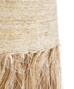 GLOBOSTAR® AREMBEPE 02179 Boho Κρεμαστό Φωτιστικό Οροφής με Ντουί 1 x E27 AC 220-240V IP20 - Μπεζ - Μ60 x Π60 x Υ130cm 17 02179 8