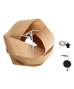 GLOBOSTAR® SARDIGNA 02180 Boho Κρεμαστό Φωτιστικό Οροφής με Ντουί 1 x E27 AC 220-240V IP20 - Καφέ - Μ60 x Π60 x Υ30cm 22 02180 11