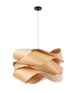 GLOBOSTAR® SARDIGNA 02180 Boho Κρεμαστό Φωτιστικό Οροφής με Ντουί 1 x E27 AC 220-240V IP20 - Καφέ - Μ60 x Π60 x Υ30cm 15 02180 4