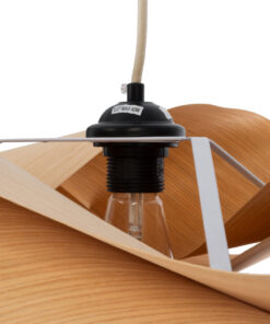 GLOBOSTAR® SARDIGNA 02180 Boho Κρεμαστό Φωτιστικό Οροφής με Ντουί 1 x E27 AC 220-240V IP20 - Καφέ - Μ60 x Π60 x Υ30cm 20 02180 9